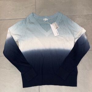 NWT Minnie Rose Dip Dye V-Neck Sweater